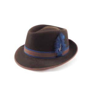 Cappello Trilby Marone Hat