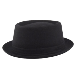 Cappello Pork Pie Marone Hat