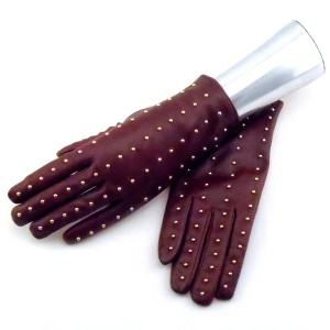 Guanto Pelle Borchiato Caridei