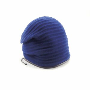 Cappello Cuffia Coste Marone Hat