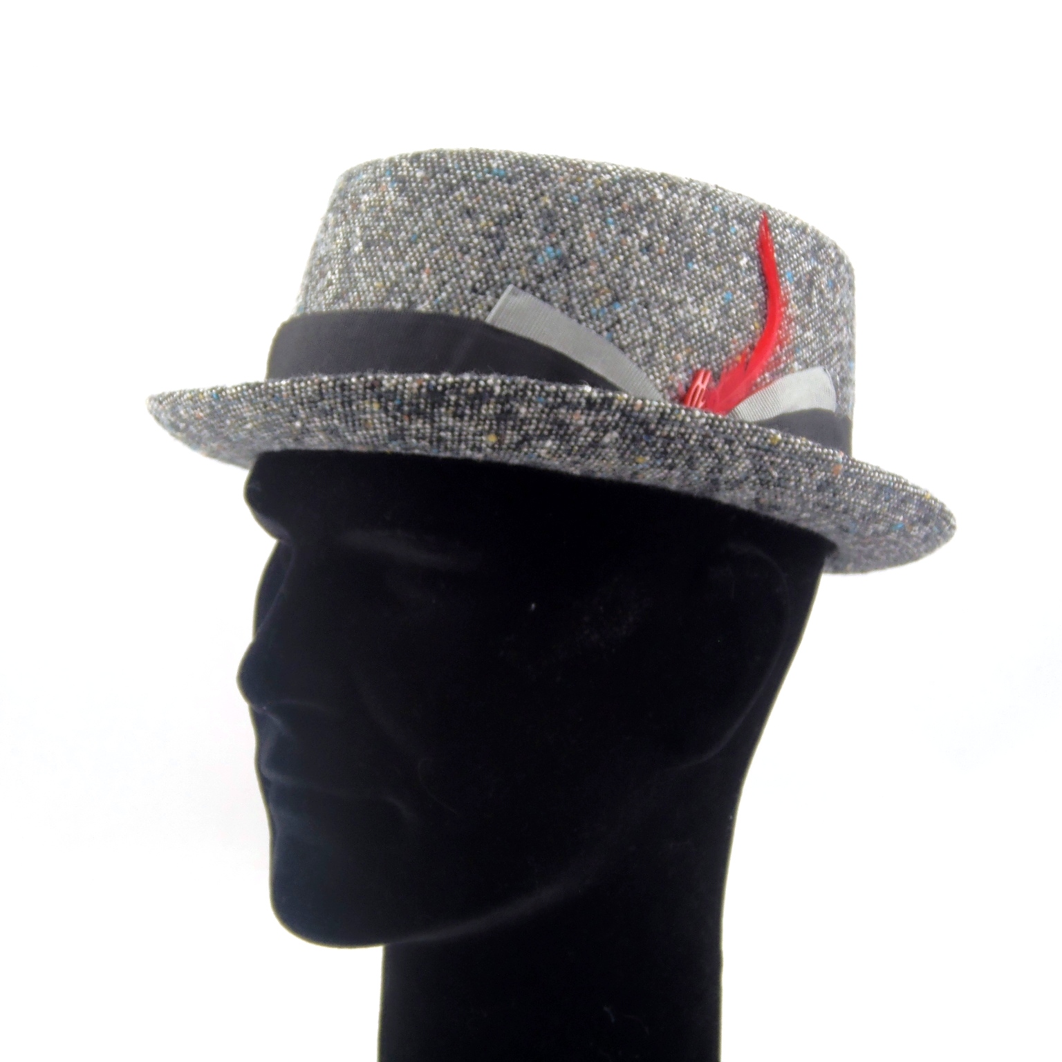 Cappello Pork Pie Marone Hat - immagine 2