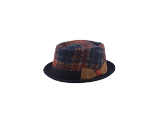 Cappello Pork Pie Marone Hat