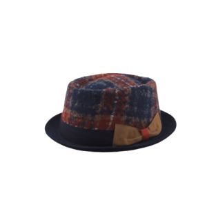 Cappello Pork Pie Marone Hat