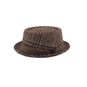 Cappello Pork Pie Marone Hat