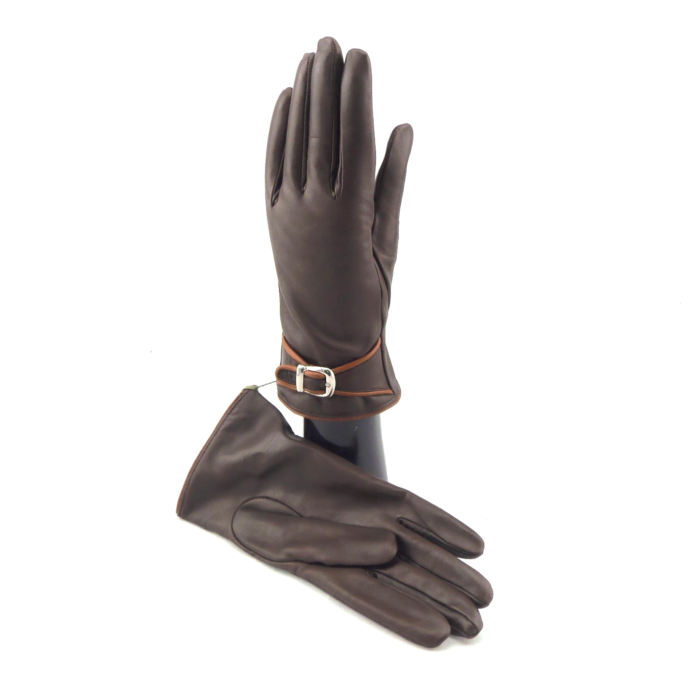 Guanto Pelle Fibbia Caridei