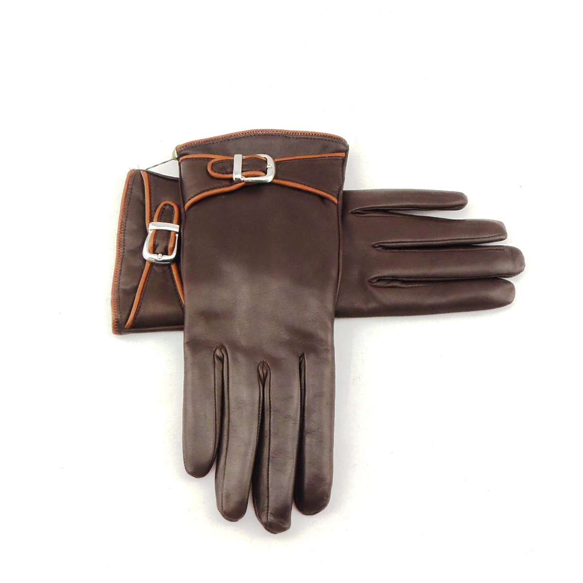 Guanto Pelle Fibbia Caridei - immagine 2