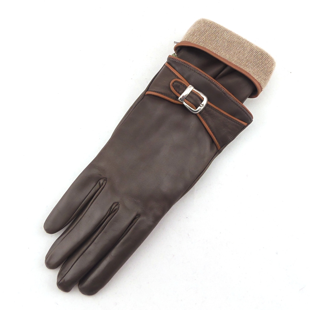 Guanto Pelle Fibbia Caridei - immagine 3