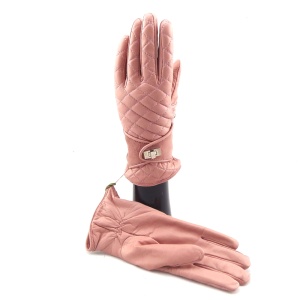 Guanto Pelle Trapuntato Caridei