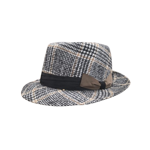 Cappello Feltro Fedora Marone Hat