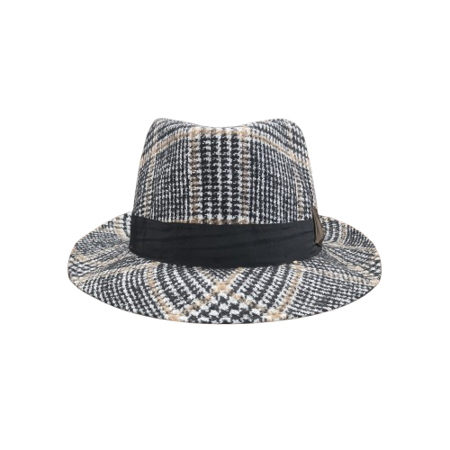 Cappello Feltro Fedora Marone Hat - immagine 2