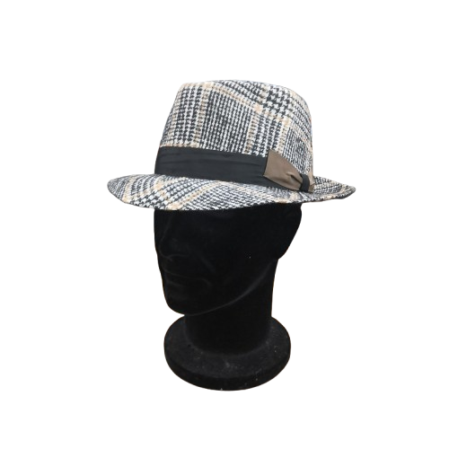 Cappello Feltro Fedora Marone Hat - immagine 3