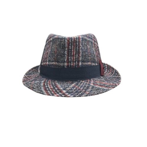 Cappello Feltro Fedora Marone Hat - immagine 6