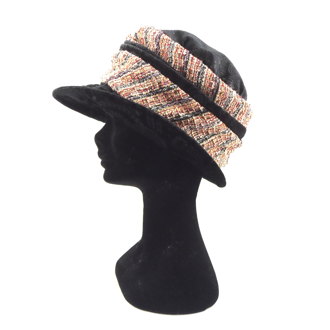Cappello Cloche Marone Hat - immagine 3