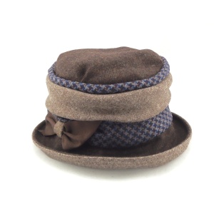 Cappello Cloche Marone Hat