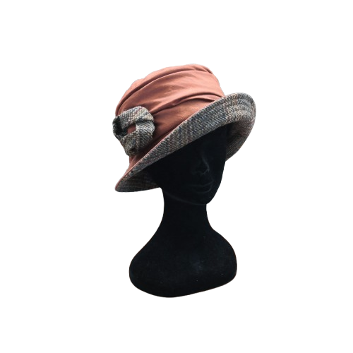 Cappello Cloche Marone Hat - immagine 7