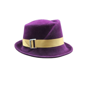 Cappello Cloche Feltro Marone Hat