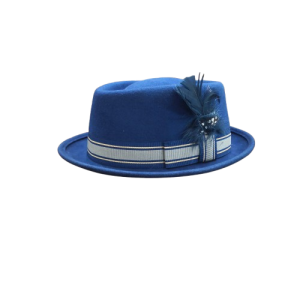Cappello Pork Pie Marone Hat